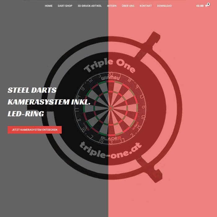 weppers.com Projekt triple-one.at Steel Darts Kamerasystem